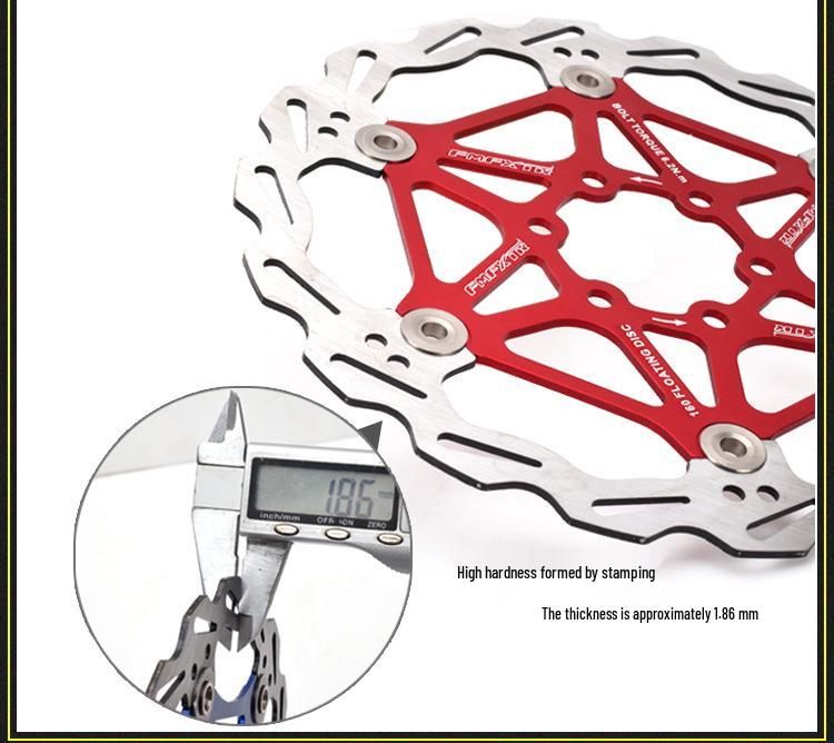 Plaquettes de Frein Flottantes pour Disque de VTT et Vélo Électrique - Rotor 160/180mm Équipement de Cyclisme