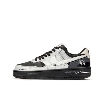 Gamma Force Chen, Lost Planet Slip Resistant Abrasion Resistant Low Top Skateboard Shoes Women's Black Gray FQ6476-010(Team800-)