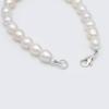 BONBEAU Unique Oval Water Pearl Bracelet Unique Oval Freshwater Pearl Layered Bracelet 7mm