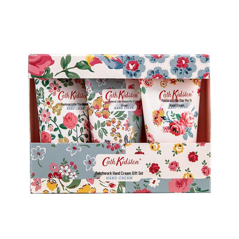 CATH KIDSTON Cottage Patchwork Hand Cream 3-Piece Gift Set
