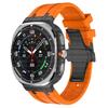 Luxury Sports Rubber Band for Samsung Galaxy Ultra Watch 47mm Curved End Silicone Strap for Samsung Ultra 7 47 47MM Men Bracelet