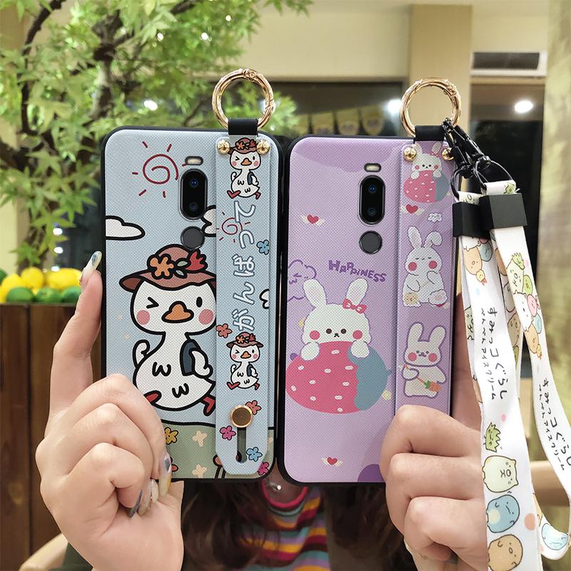 Dirt-resistant Durable Phone Case For Meizu M8/V8 Pro Anti-dust Cute Soft Case Kickstand Silicone Anti-knock Shockproof