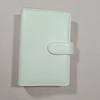 A4 A5 A6 Budget Binder File Holder Loose Leaf PU Leather Notebook Budget Binder with Prong Rings for Students Journal Business