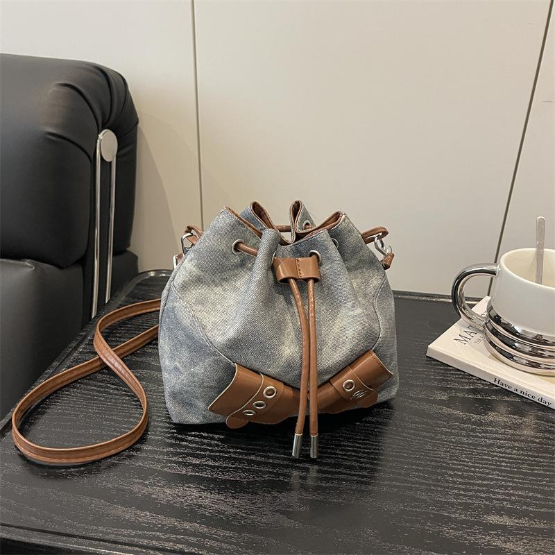 

Осень и зима популярная новая мода персонализированная сумка-ведро в стиле Spice Girl женская высококлассная нишевая дорожная сумка-мессенджер