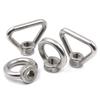 1-3pcs 304 Stainless Steel Ring Eye Nuts Triangle / Round Ring Eye Lifting Nuts M3-M30