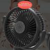 USB Car Fan USB Car Fan Auto Cooler Cool Gadgets Air Conditioner 360 Degree Rotatable 3 Speeds Suction Cup 12V 24V Cooler For RV