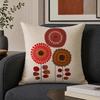 Hand Drawn Abstract Pillowcase, Single-Sided Print Cushion Cover, with Solid Back Decorative Throw Pillow, for Sofa Bed Chair Home Decor