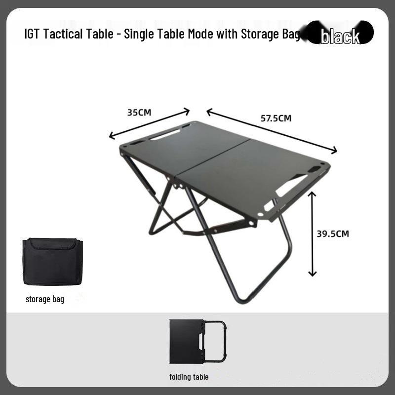 IGT Outdoor Multifunctional Tactical Folding Table for Camping