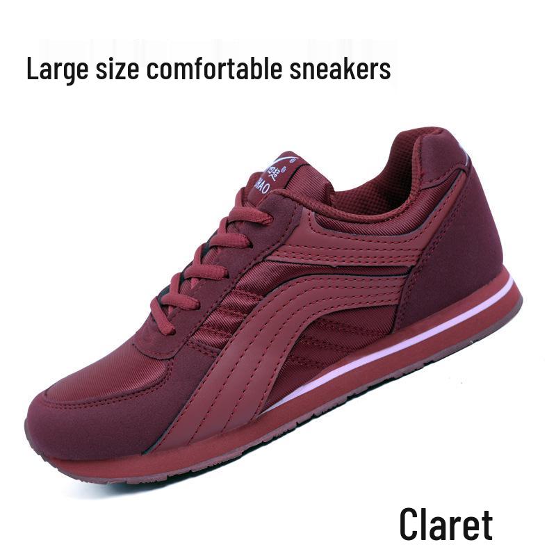 "Wide and Long Sports Shoes for Elderly Men and Women, Featuring Non-slip, Soft Soles for Added Comfort."