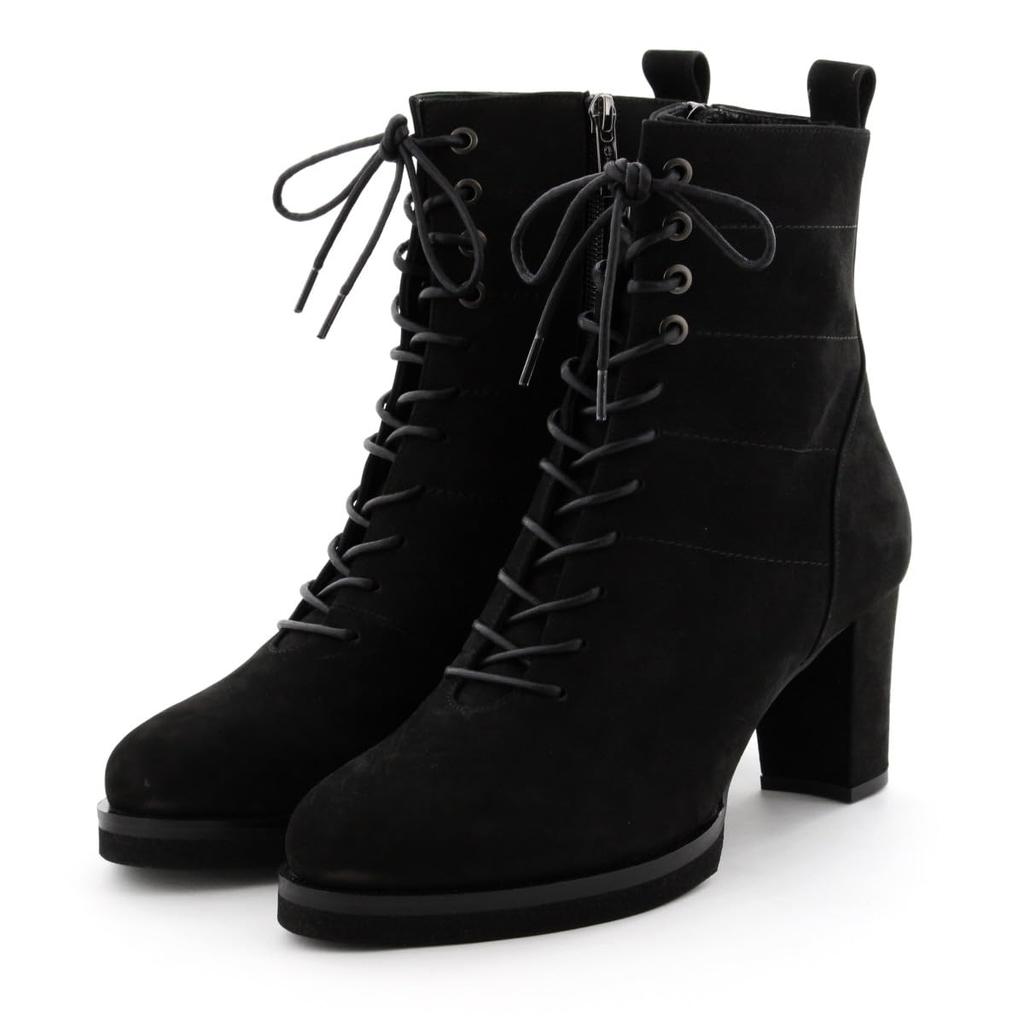 Black 220 HIMIKO/Himiko/Platform lace-up boots/631415