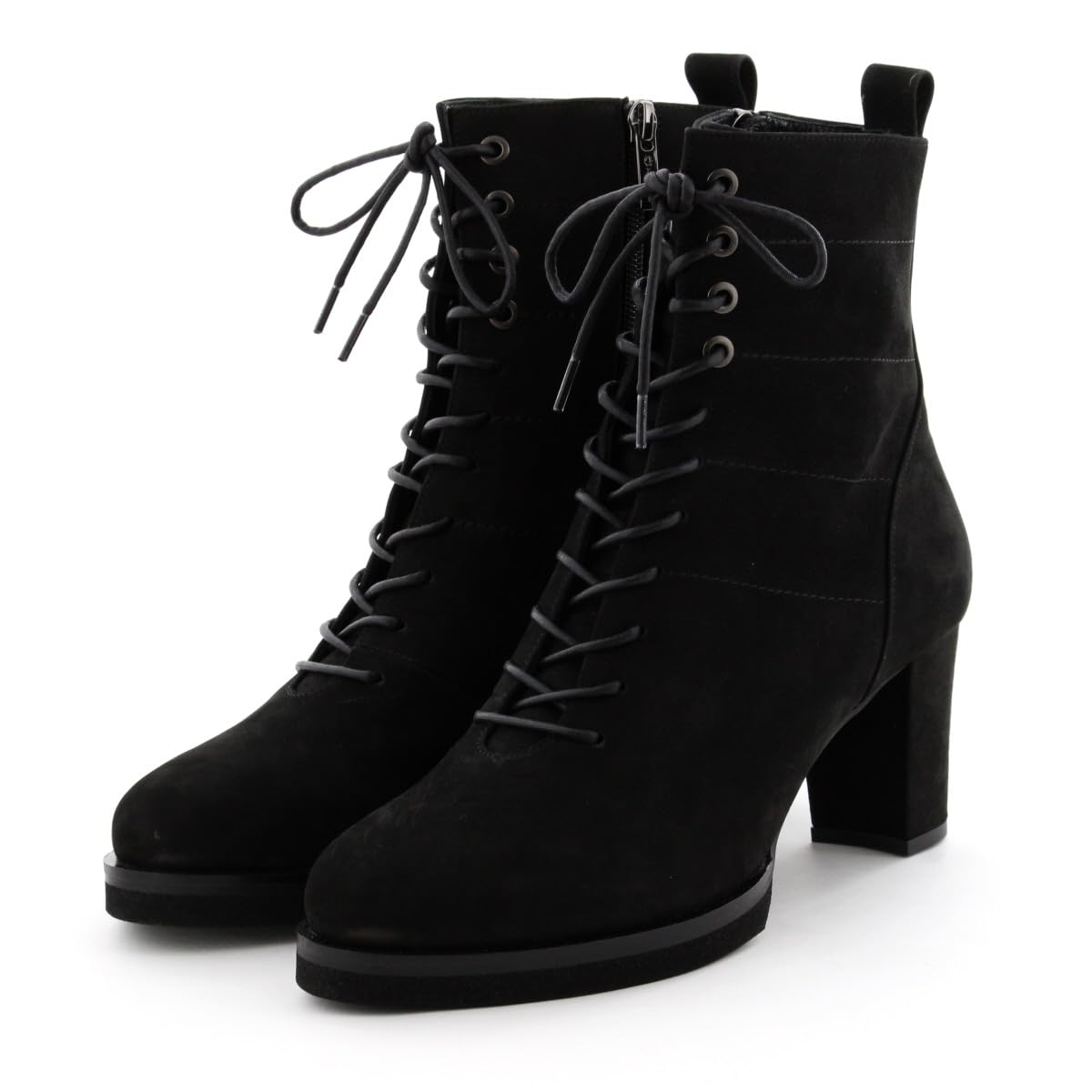 

Black 220 HIMIKO/Himiko/Platform lace-up boots/631415 чёрный