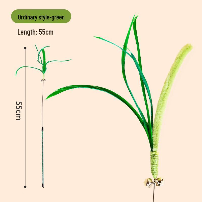 Qi e Foxtail Cat Teaser Wand 5-Pack