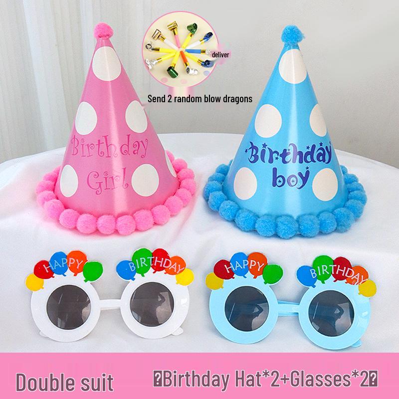 2025 Birthday Hat for Kids & Adults - First Birthday Party, Photo Props, Cake Hat