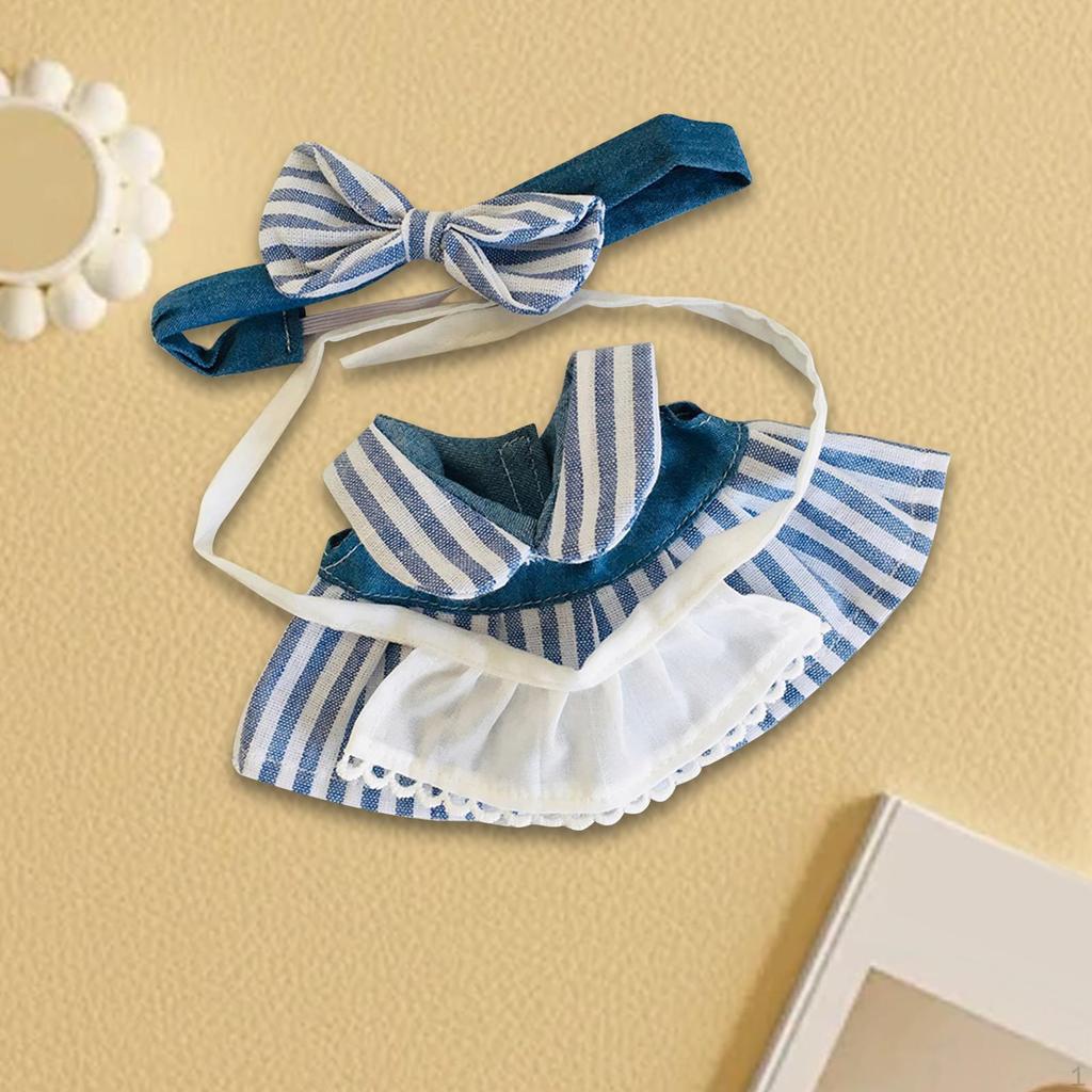 20cm Cute Doll Dress Costumes Flexibility DIY Toy Photo Props for Kids Fashion Imagination Soft