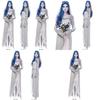 Alluring Ladies Halloween Horror Costume Inspired By Zombie Corpse Bride For Various Occasions