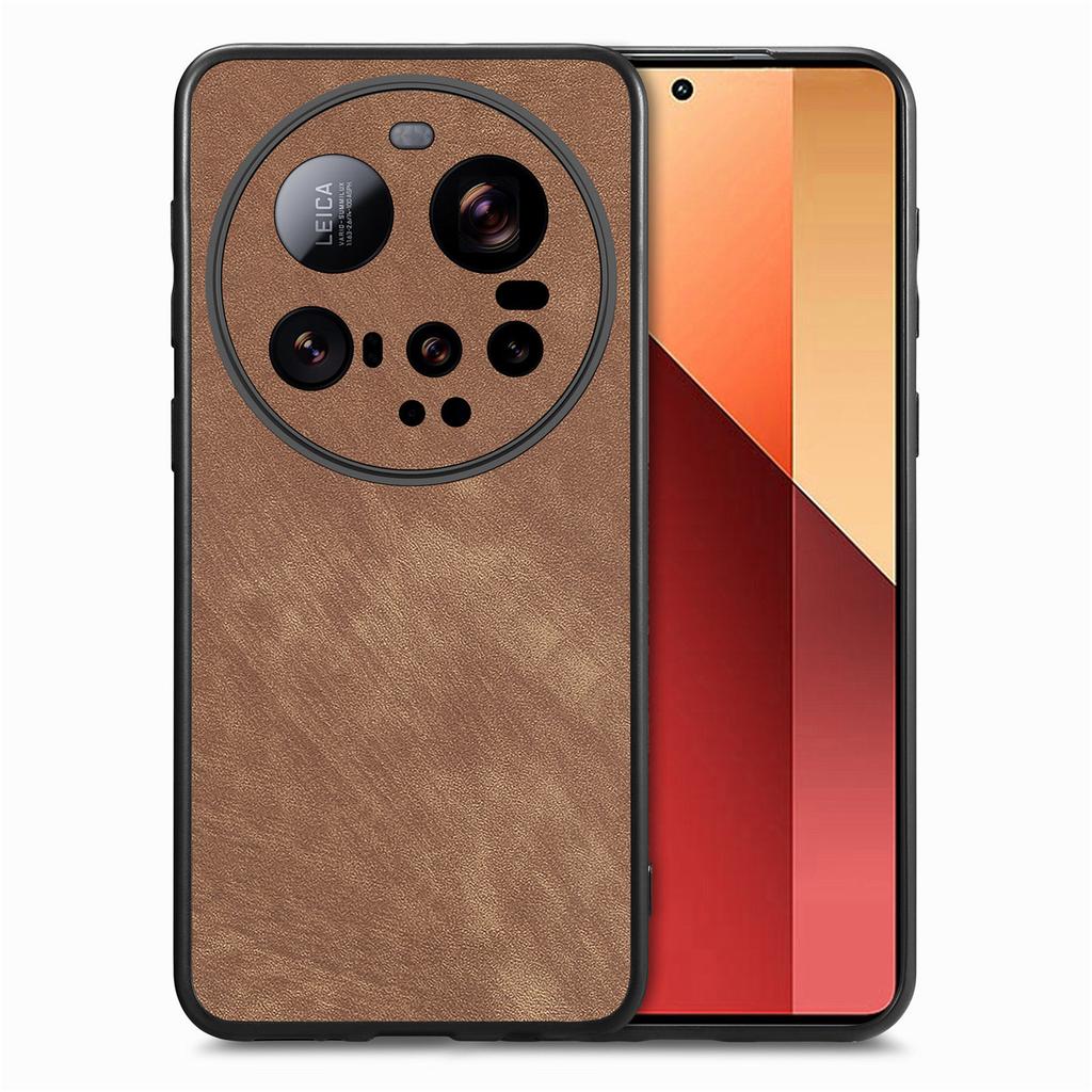 For Xiaomi 15 Ultra Case Shockproof Slim Retro Leather Phone Back Cover