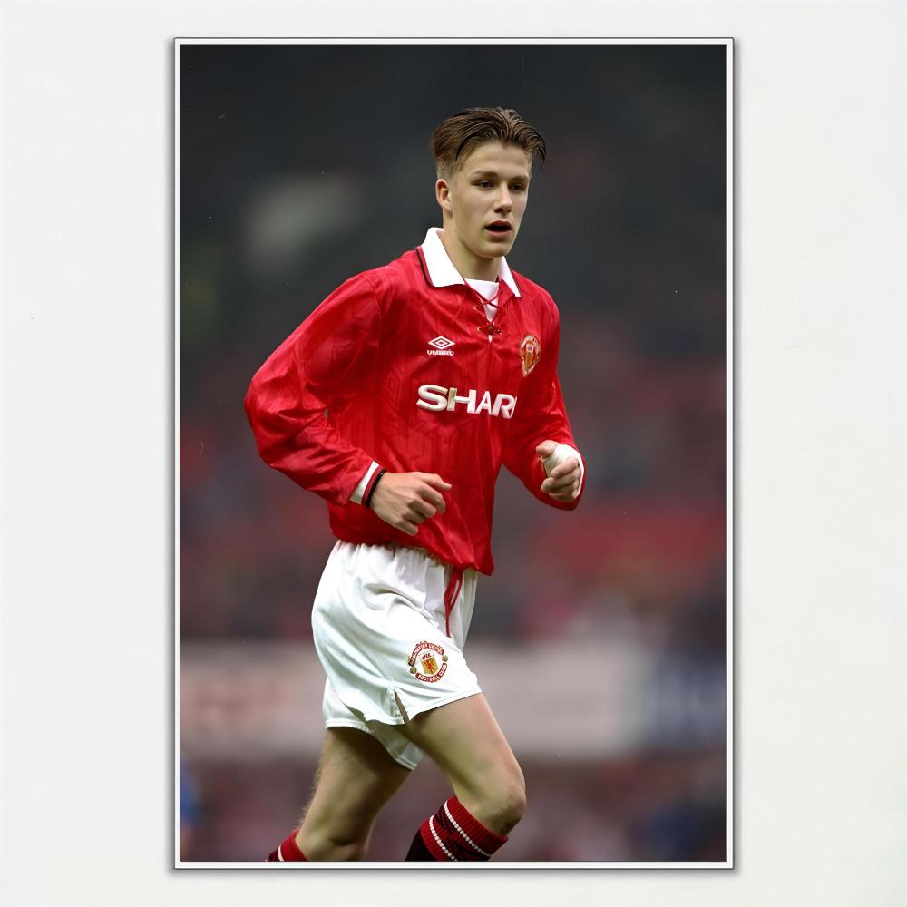 1pc Hot And Famous Great Football Stars David Beckham Poster HD Posters Home Room Bar Cafe Decor Art Wall Painting Picture