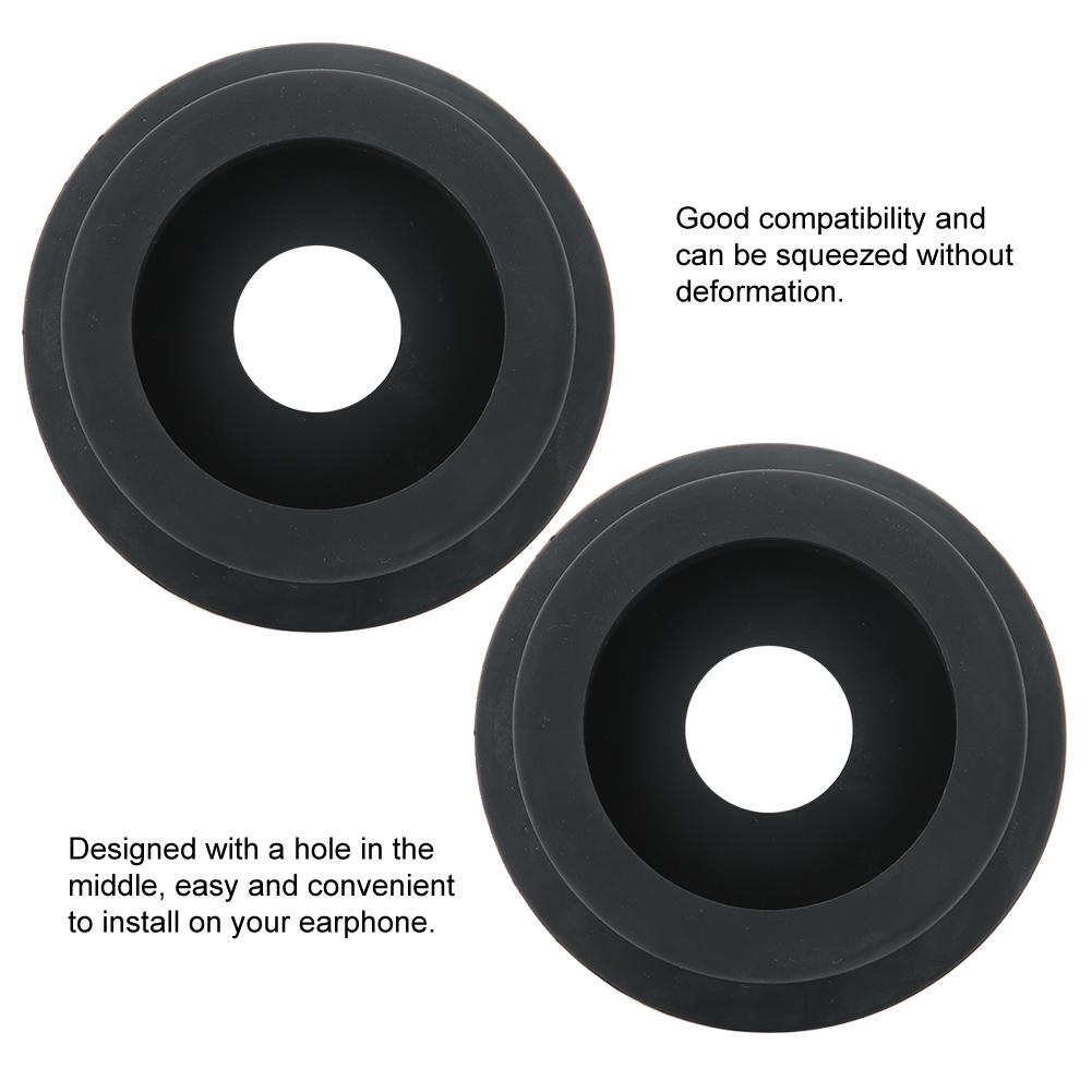 

1 Pair Audiometer Headphone Air Transducer Earphone Silicone Comdortable Soft Cushion Pad