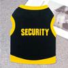 Dog Vest Letter Printed Breathable Cotton Fashion Puppy Vest for Daily Wear