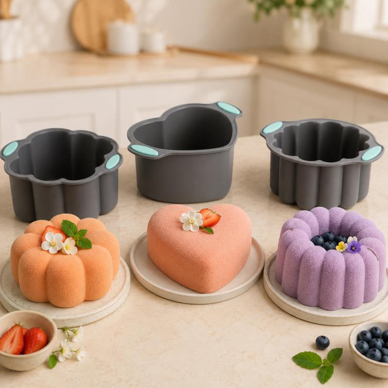 Love Shape Silicone Mousse Cake Mold Baking Decorating Dessert Pastry Kitchen Tools