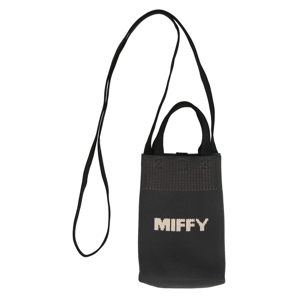 Miffy Women's Knit Shoulder Bag, 30601802, Gray (30601802B)