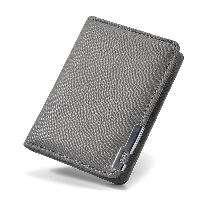 The Short Wallet with Iron Edge Cross Pattern for Men and The Multi-card Wallet for Men Exude A Sense of Sophistication