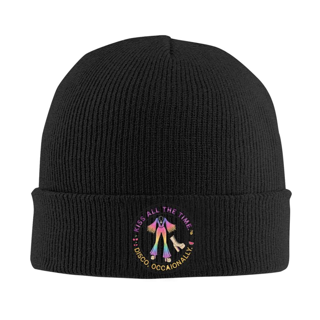 Kiss All The Time Disco Harrys Knitted Hat Beanie Autumn Winter Hat Warm Acrylic  Hip-hop Styles Caps Unisex Women Gifts,