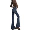 Flag-bottom Pants for Women In Autumn High Waist Slim Fit Jeans for Women In Autumn Horseshoe Pants for Women