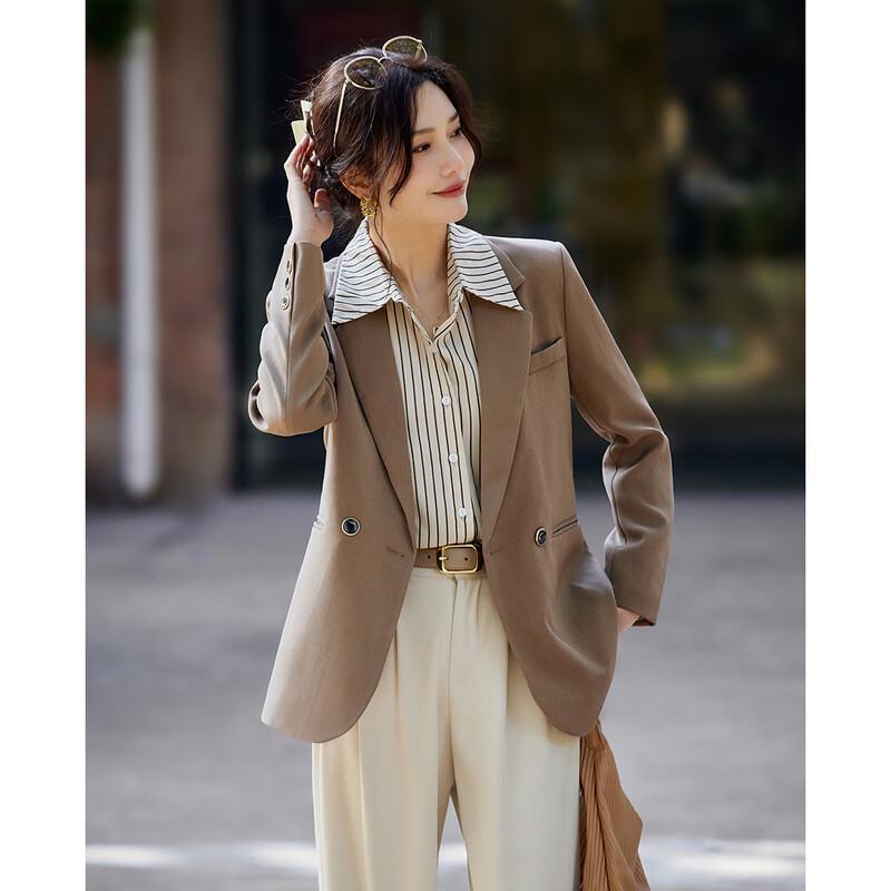 TERRE BLEUE Women's Casual Suit Blazer