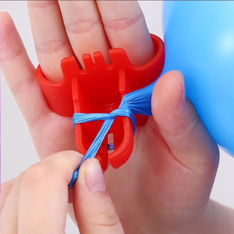 DIY Balloon Knotting Tool for Weddings and Parties - Portable Manual Inflator for Creative Decorations