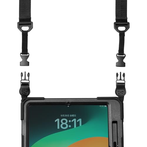 Sanwa Supply PDA-IPAD1717BK3 Shockproof Case for iPad Pro 11-inch (M4/2024)