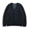 Guernsey Woollens Alpaca V-Neck Cardigan - Black