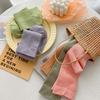 Pre-Autumn Basic Solid Color Mid-Leg Socks Sweet Morandi Color Simple Thin Cotton Socks