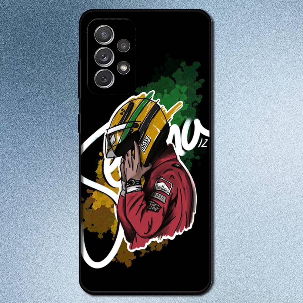

Racing Driver A-Ayrton S-Senna Phone Case For Samsung S25,S24,S21,S22,S23,S30,Ultra,S20,Plus,Fe,Lite,Note,10,9,5G Black Cover Samsung S21lite
