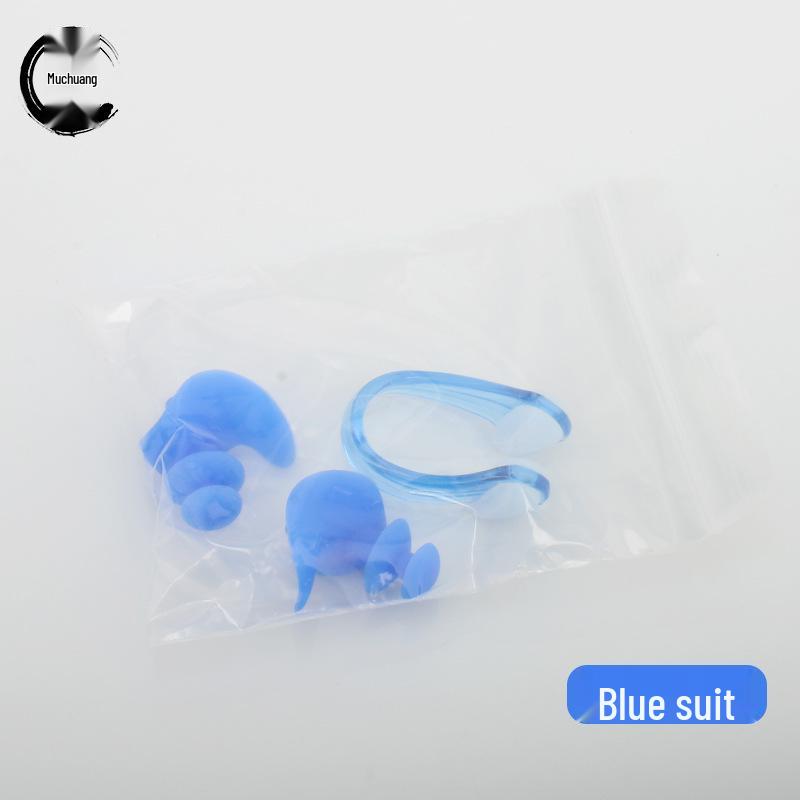 Silicone Waterproof Swimming Earplugs & Nose Clip Set - New Upgrade