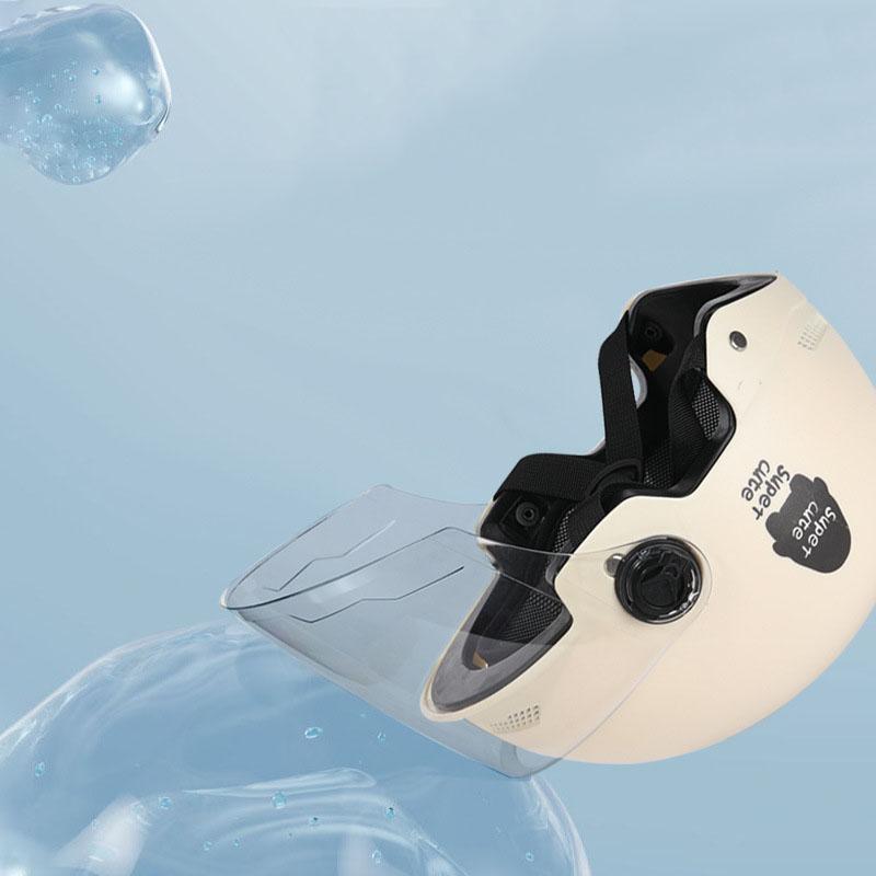 Casque Chaud Et Antichoc Avec Visière - Polyvalent Pour Scooter, Vélo, Skate Et Ski