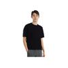 Li Ning Einfarbiges Rundhals Atmungsaktives Vielseitiges Lässiges Kurzarm T-Shirt Herren Tops Schwarz AHSVA99-1