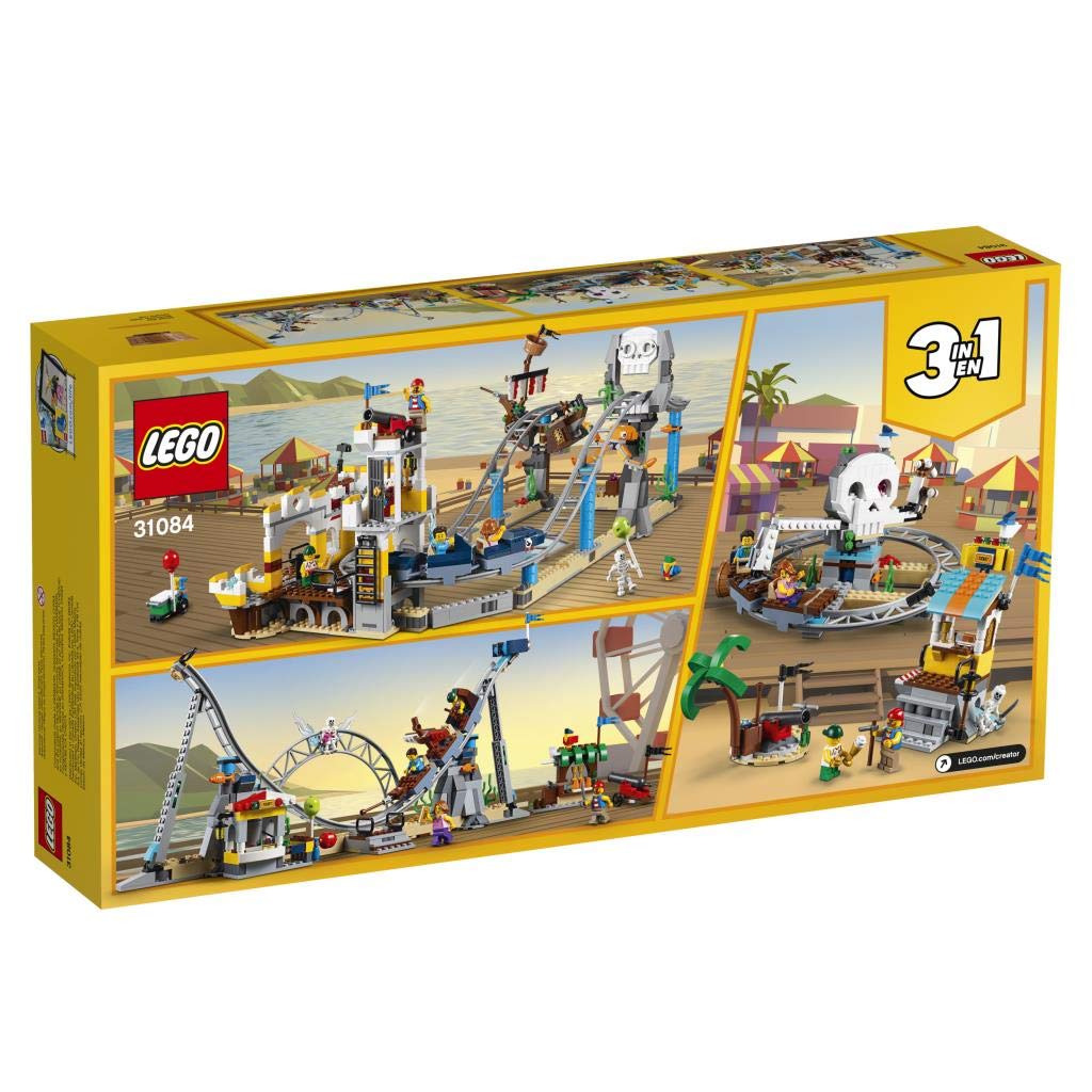 LEGO Creator Pirate Roller Coaster 31084 Building Kit (923 Piece), Multicolor