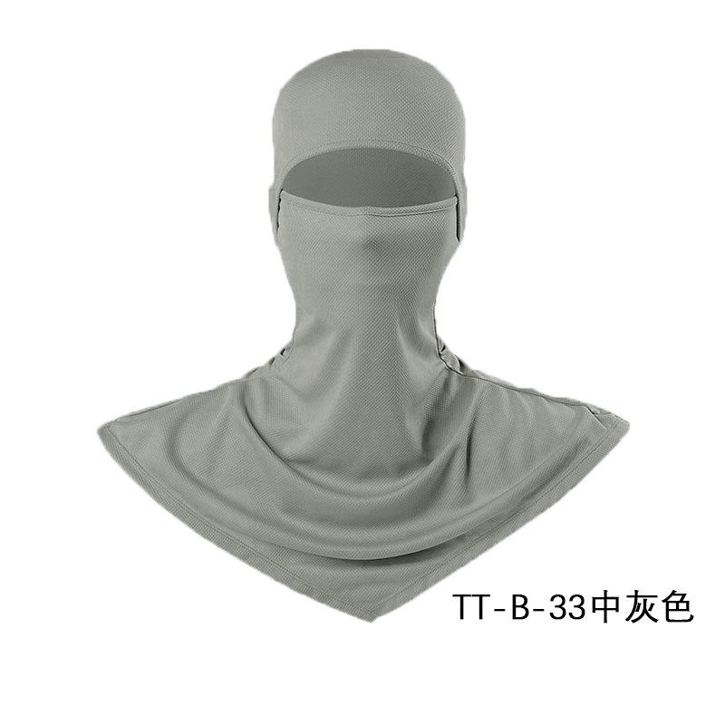 Male face mask UV protection cycling hood neck protection fishing sun protection full mask