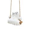 Ghost Decor Ghost Ornaments For Tree Cute Aesthetic Resin Swinging Couple Statue For Kitchen Branch Home Rearview Mirror Outdoor