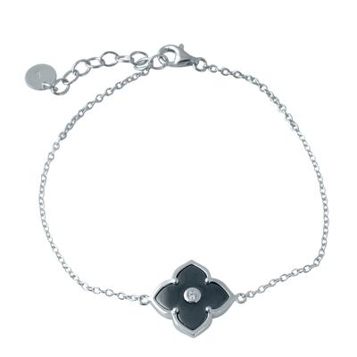 Silver Bracelet with Ceramics (1985748)