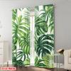 Set Of 2 Plane Printing Curtains Digital Printed Tropical Vibes Polyester Without Rod All Seasons Use Living Room Curtain Ideal For Great