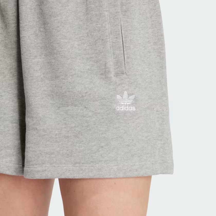 adidas Originals Essentials Mode Bequem Weich Dreiviertel Lässig Shorts Damen Shorts Mittelgrau IY7341