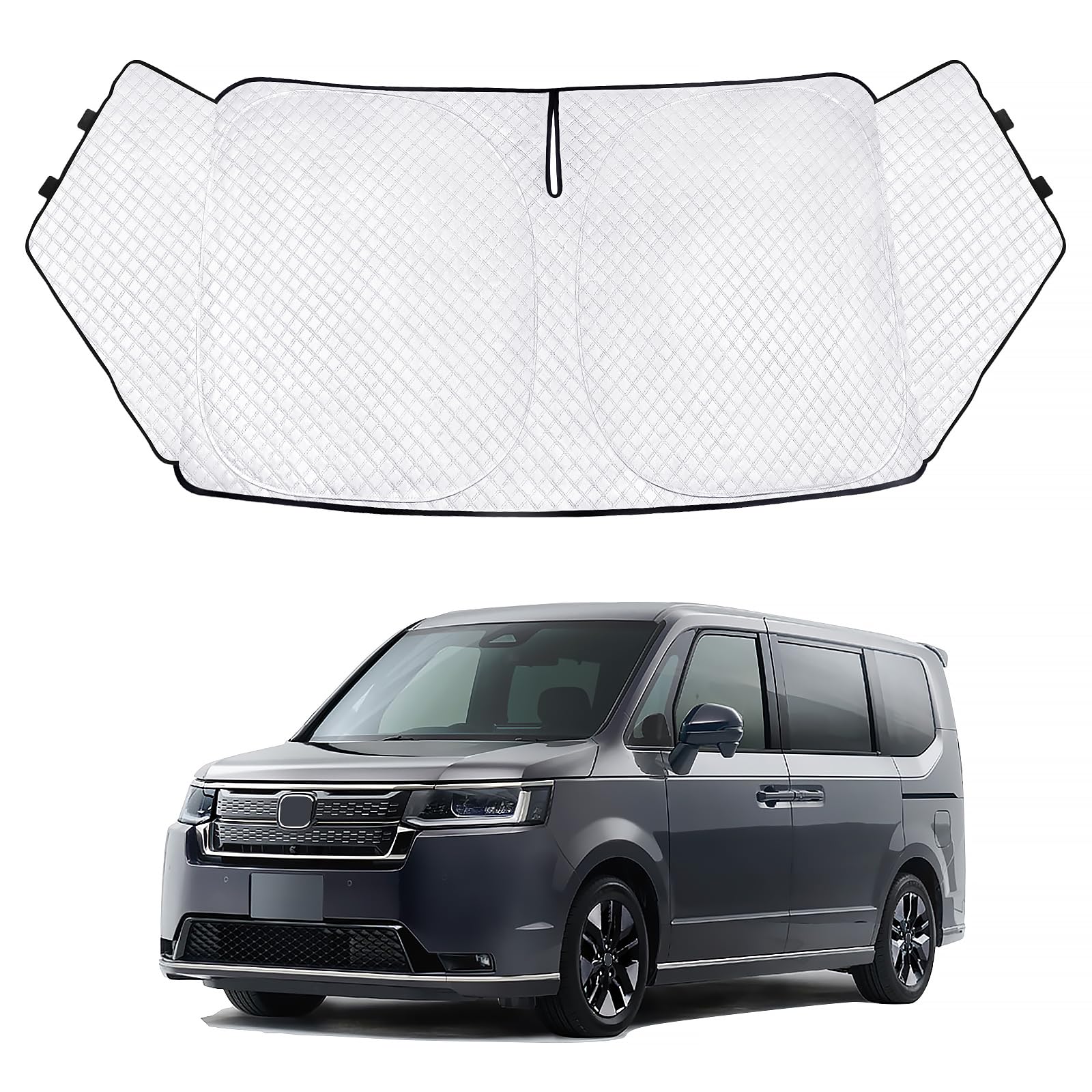 

New Stepwgn RP6 RP7 RP8 Sunshade Specific to the 6th Generation Stepwgn AIR SPADA RP Series Windshield Car Shade UV Sun Light Heat for Car Privacy белый