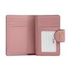 COACH Refined Pebbled Leather Wallet Womens Pink