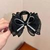 Korean Mesh Bows Hairpin Temperament Women Hair Claw Clips Princess Headdress Elegant Grab Clip Fashion Girls Hair Accessories