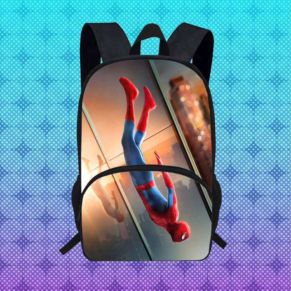 Spider Man Brand New Day Student Backpack With Breathable Oxford Fabric For School Use