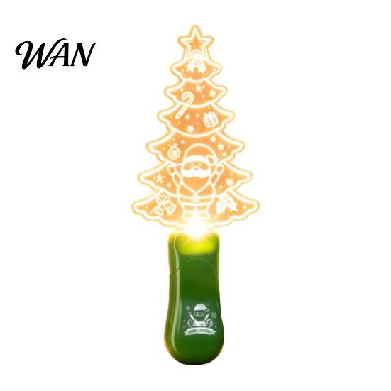 Christmas Tree Projector Toy Stage Light for Kids, Musical Handheld Glow Stick with Santa Interactive Holiday Gift Snowman Reindeer Pattern, Up Toys,