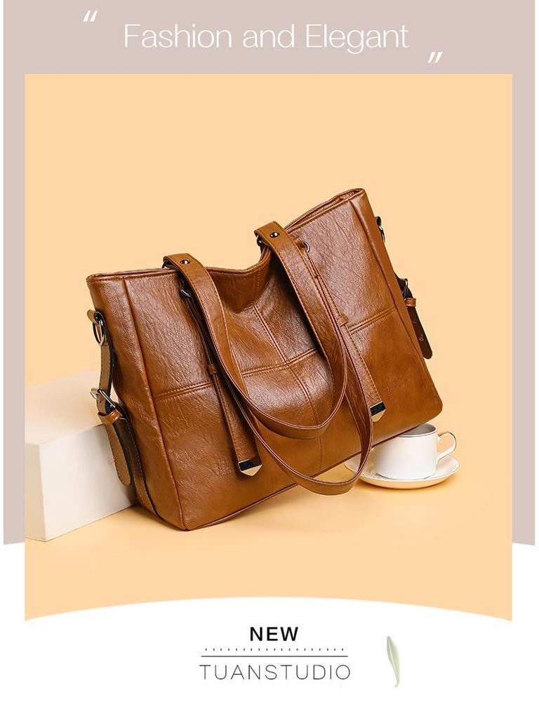 Women's 2025 Crossbody Tote Bag - New Style, Large Capacity, Versatile Handheld & Shoulder Bag