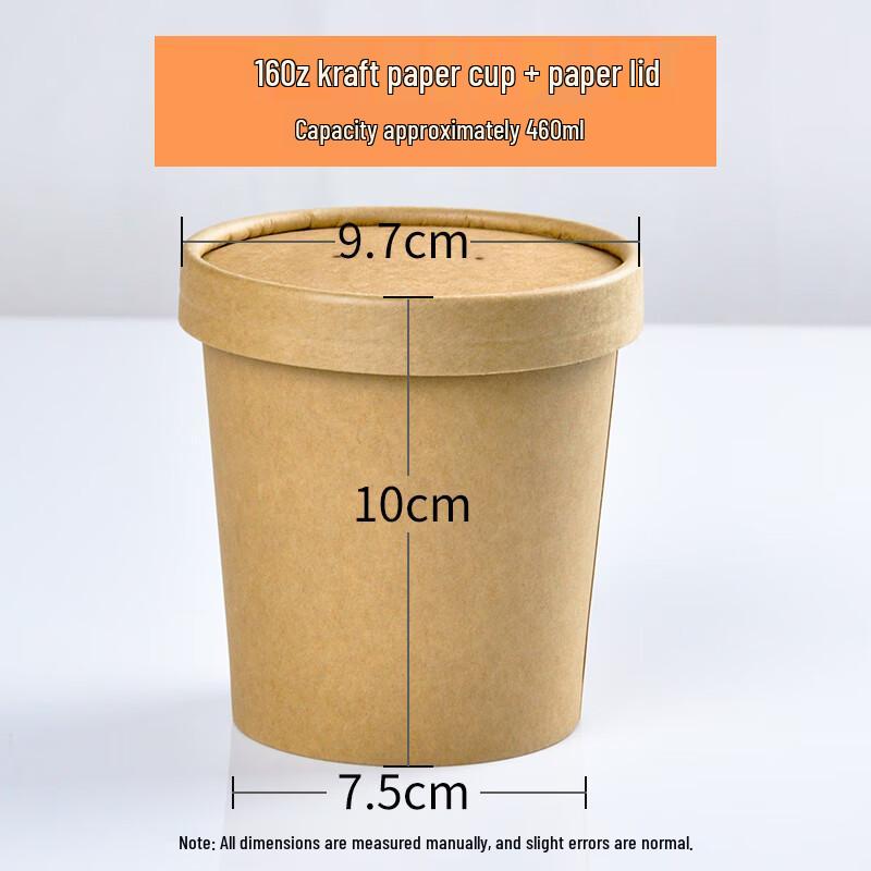 

MOLUONA Disposable Kraft Takeaway Containers with Lids